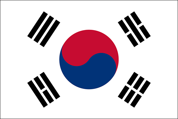 Bandiera Sud Korea